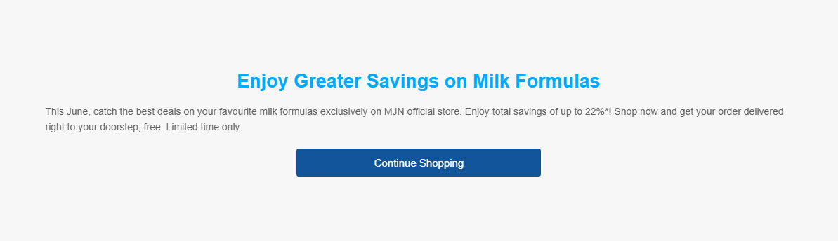 greater savings on milk formulas