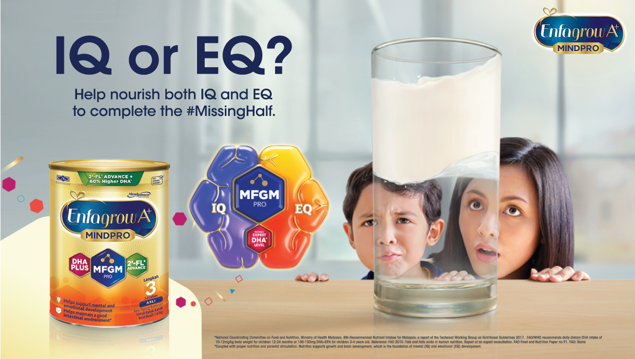 IQ & EQ help nourish both IQ and EQ to complete the #MissingHalf